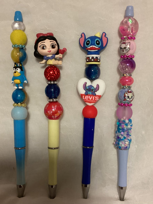 Tall character pen