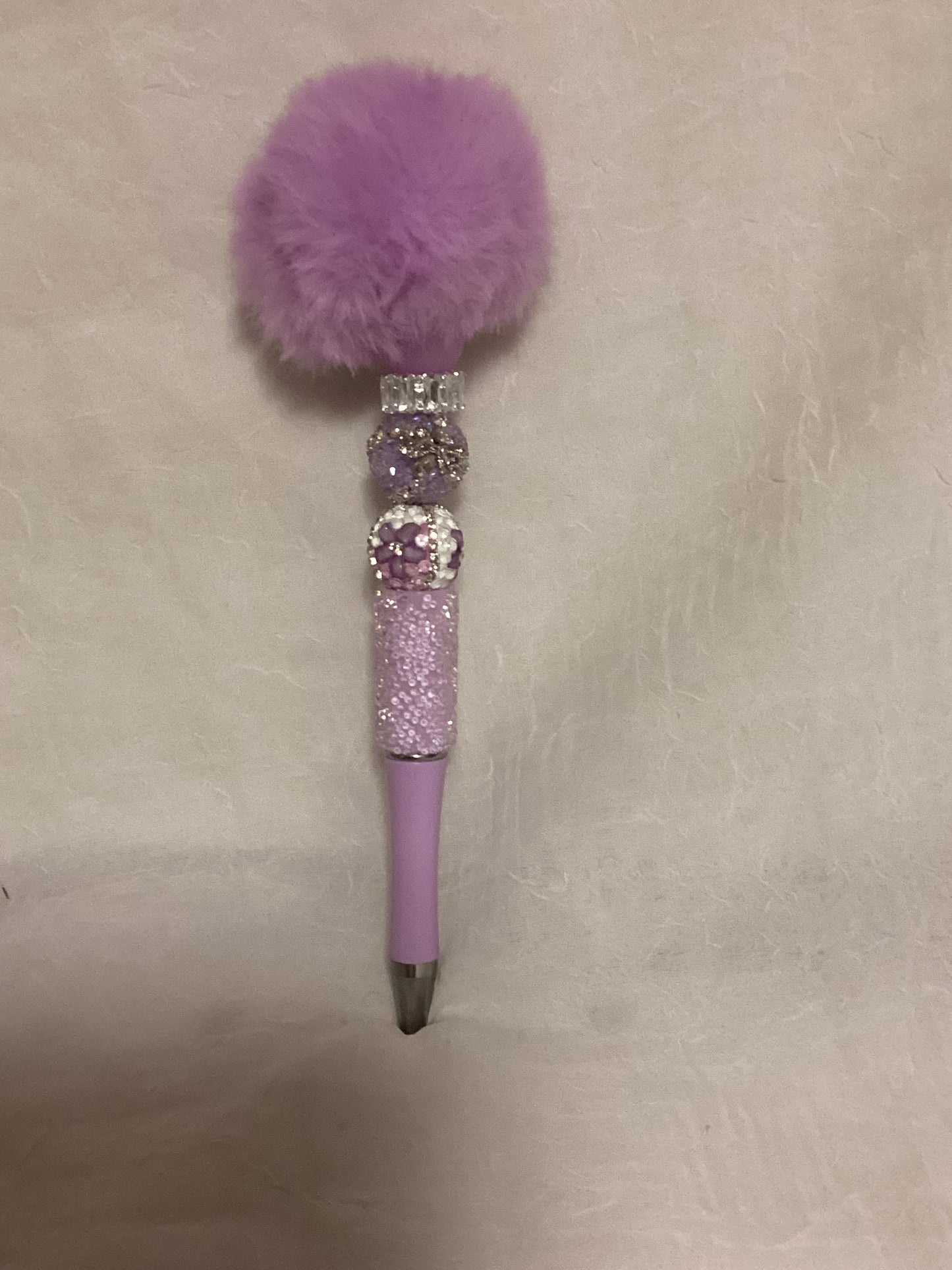 Purple Pom pen