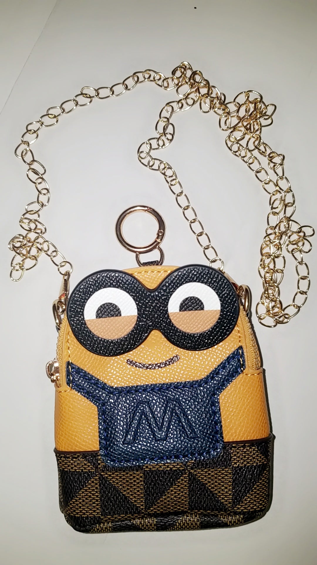 Minions mini purse keychain